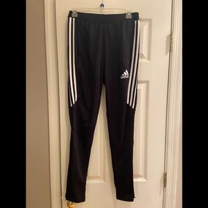 Adidas 3 striped 2 pocket joggers.
